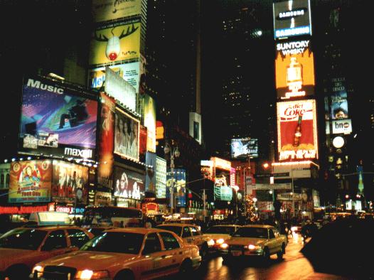 Time Square bei Nacht